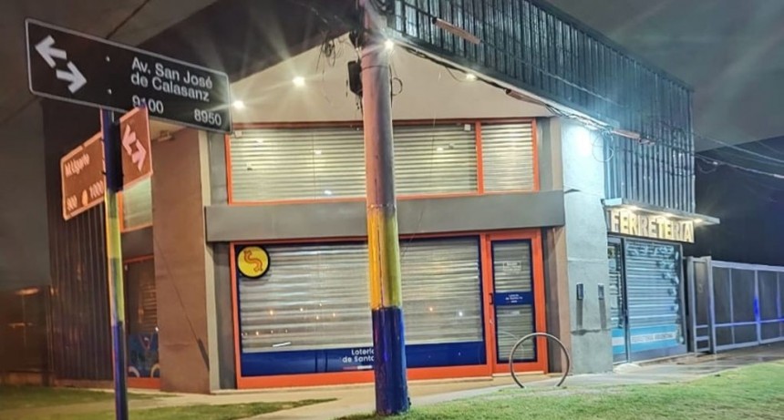 Intentaron robar una agencia de lotería en zona noroeste y fueron detenidos