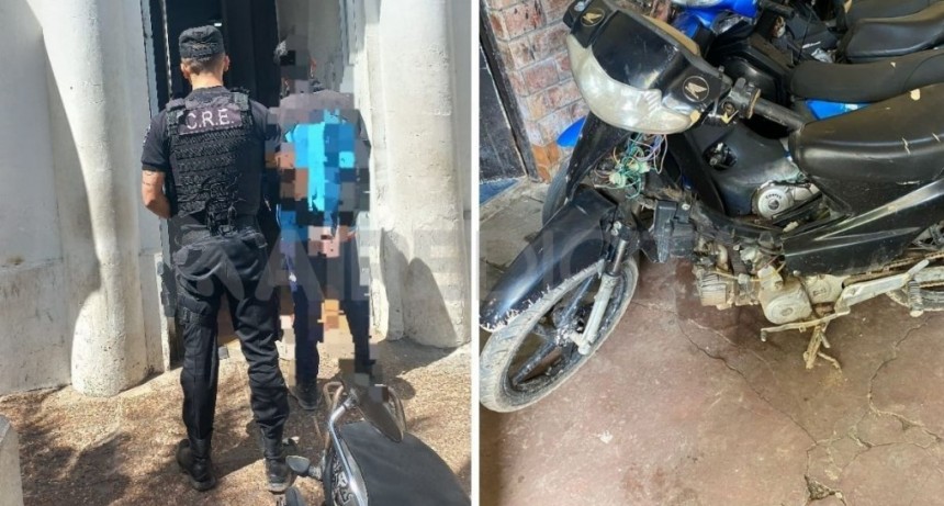 Santa Fe: Detienen a un joven que circulaba en una moto robada hace nueve años