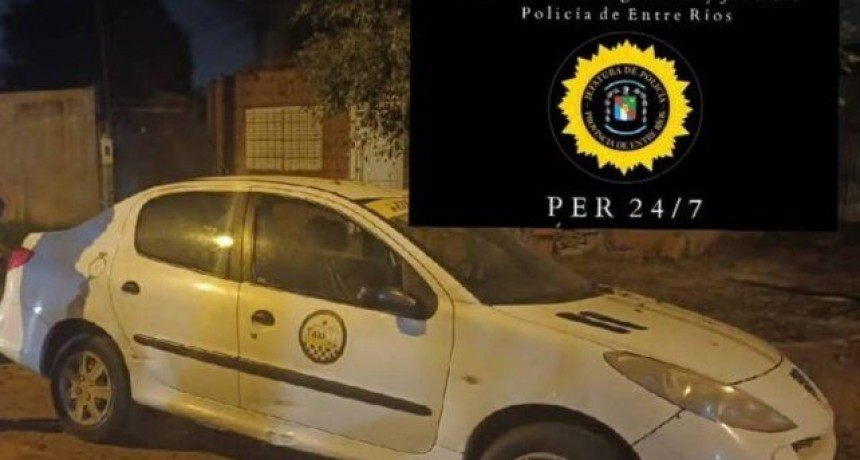 Robo de taxi en Paraná: pasajero roba el vehículo luego de 20km