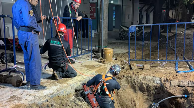 Descubren túnel en San Isidro que iba a ser utilizado para un robo millonario