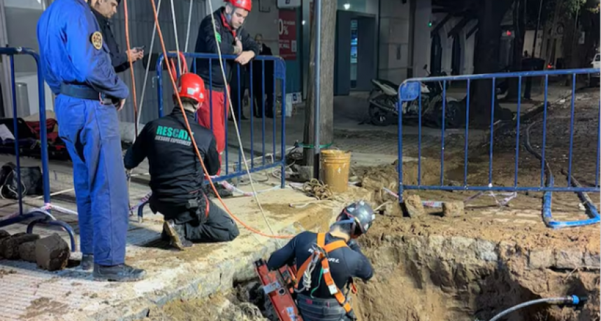 Descubren túnel en San Isidro que iba a ser utilizado para un robo millonario