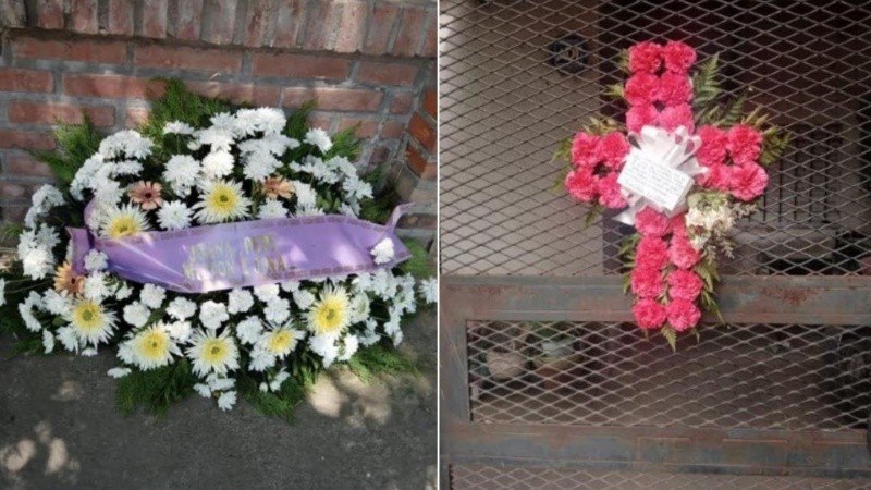 Extorsiones carcelarias: amenazas, balaceras y una corona de flores para infundir terror
