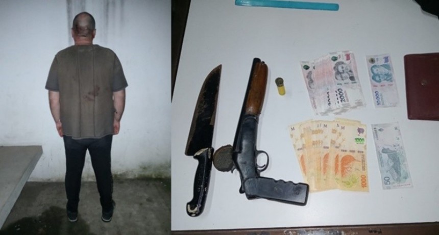 Hombre armado intenta disparar a policía tras amenazar a una pareja en zona norte