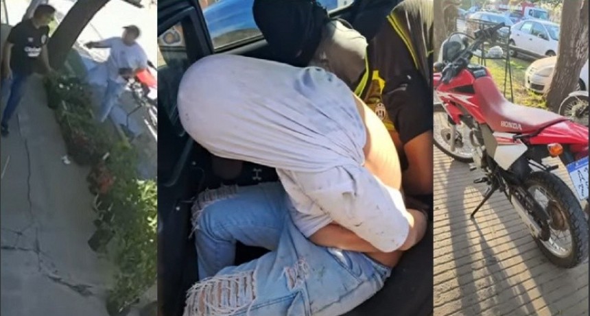 Tres imputados tras robar una moto en venta en marketplace a punta de pistola en Zavalla