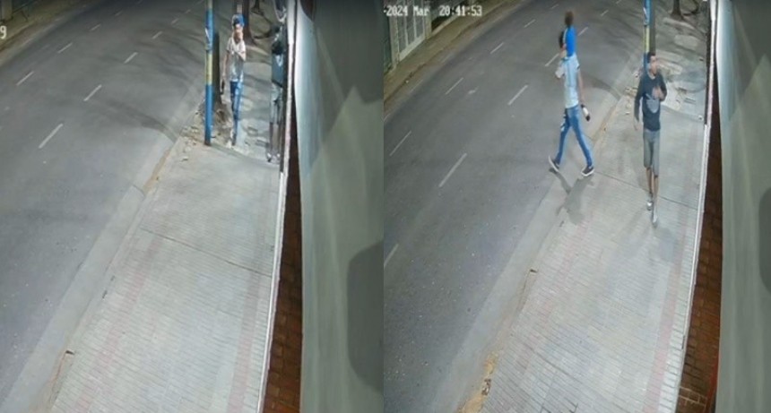 Intentaron robar caños de aire acondicionado con un niño en brazos