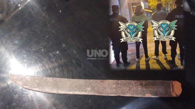 Santa Fe: Detuvieron a dos hombres que atacaron con un machete la casa de un joven en barrio Brigadier López