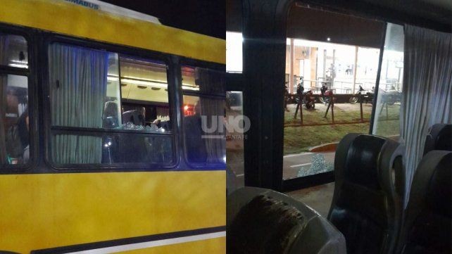 Santa Fe: Ataque a piedrazos contra un colectivo en Colastiné dejó un pasajero herido