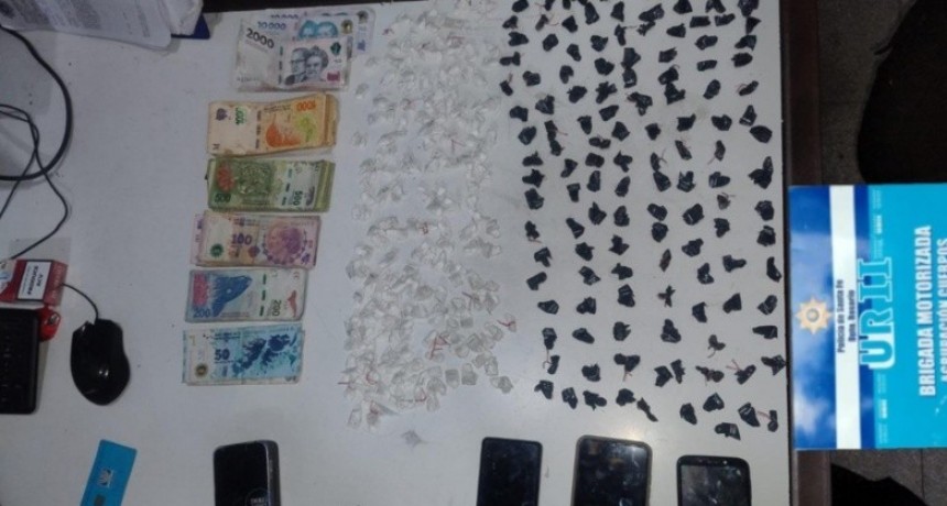 Cinco detenidos en operativo antidrogas en zona oeste