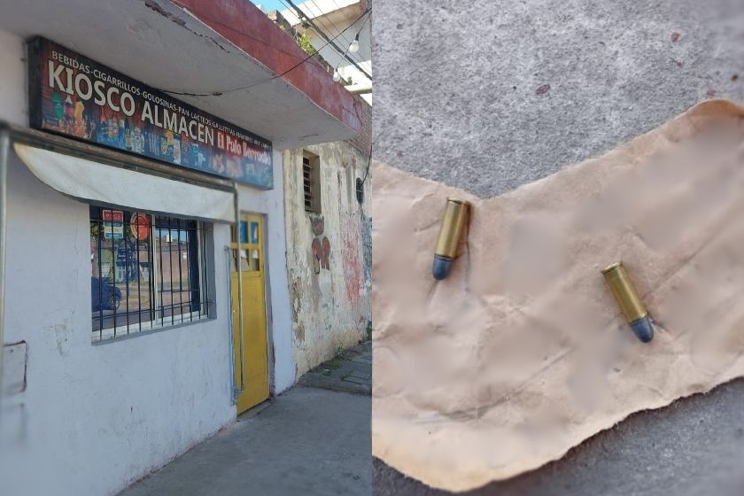 Amenazan con balas a un almacén de barrio Alvear que ya había sido incendiado hace dos meses