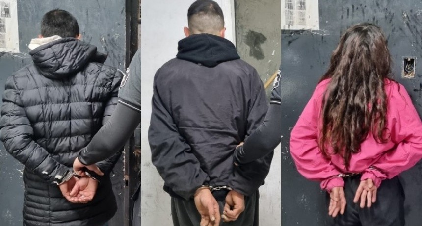 Tres jóvenes fueron detenidos tras robar una bicicleta trepando a un balcón en Echesortu