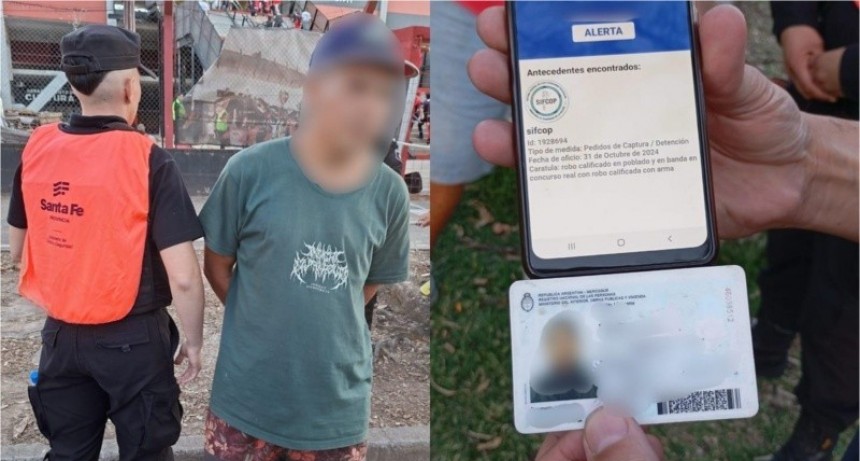 Detuvieron en la cancha de Newell’s a un joven buscado por una violenta entradera en Arequito