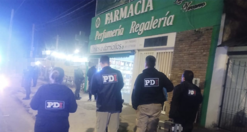 Ataque a tiros contra una farmacia en Empalme Graneros: dejaron una nota intimidatoria