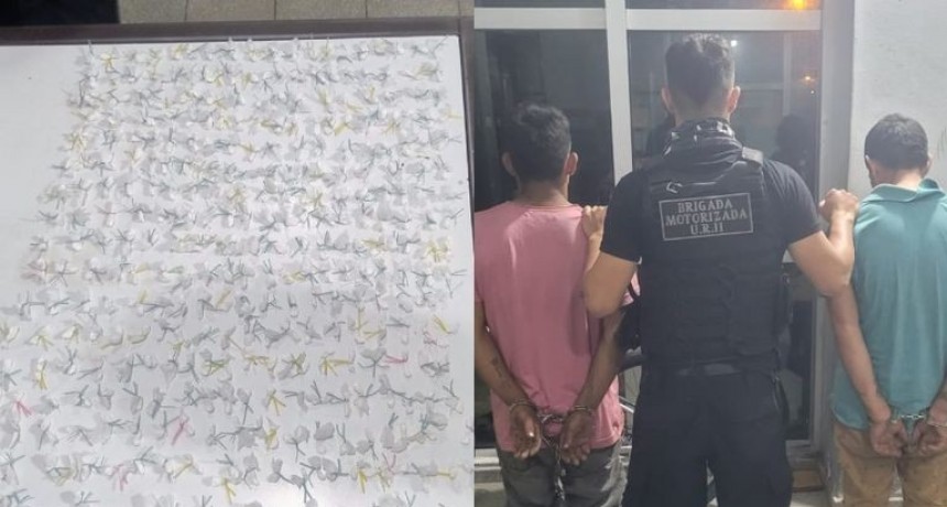 Detienen a dos jóvenes con más de 350 dosis de cocaína listas para la venta