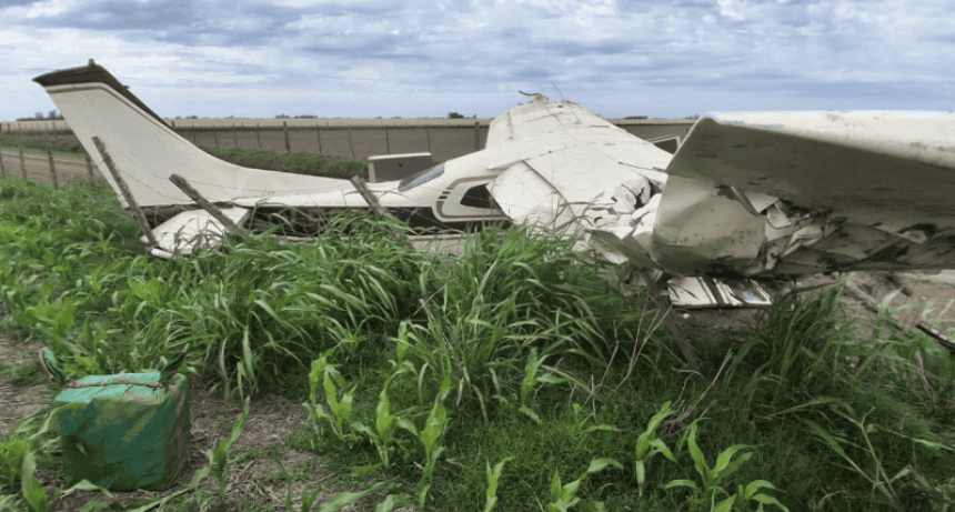 Avioneta estrellada en Arequito: hallan cocaína y analizan vínculos con la banda de Bilbao