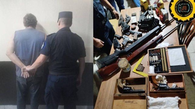 Hombre detenido en Concordia por tentativa de femicidio y posesión de armas