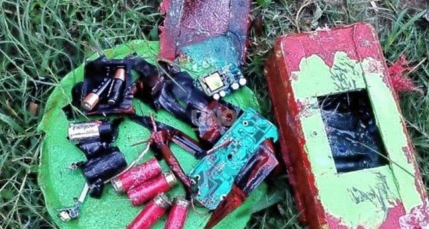 Santa Fe: En un patio dejaron un explosivo casero con un 